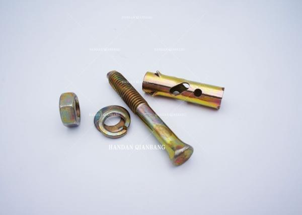 Carbon Steel Sleeve Expansion Anchor Bolt For Concrete With Hex Head