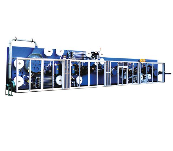 320KW 15m Length Sanitary Napkin Production Unit 300PCS/Min
