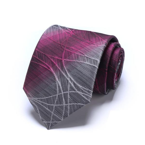 Woven  Business  Neckties 100% Silk Stripped Ties Jacquard Neckwear Men Style