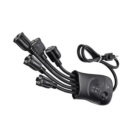 5 outlet Power Strip and Extension Socket With 15A Circuit Breaker Surger Protector