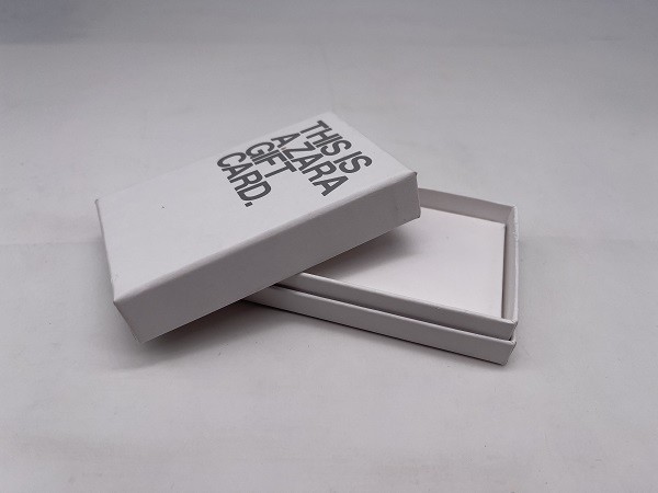 Recycled Gray Cardboard Hot Stamping Paper Packaging Box For Jewelry Package