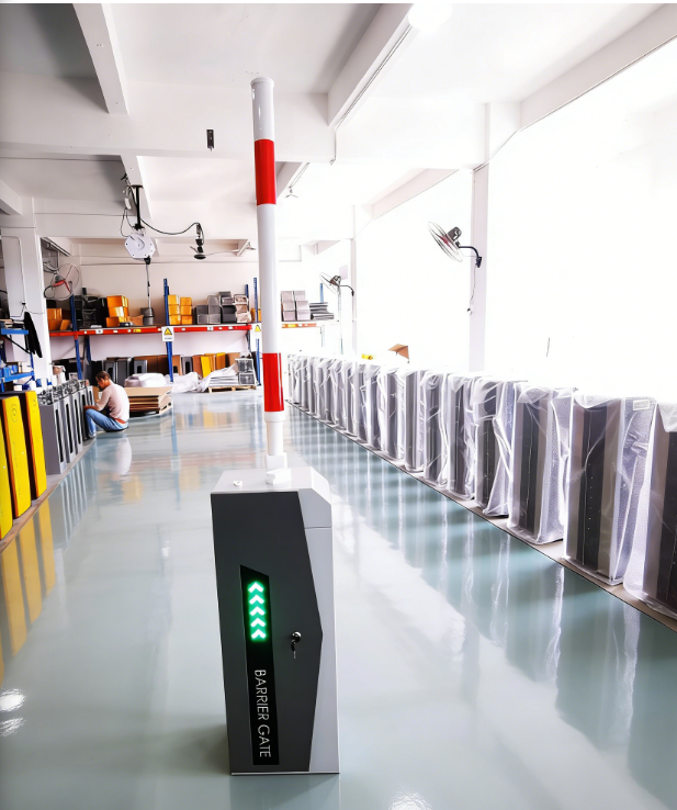 Fast Speed Low Power Consumption 24V DC Brushless Motor Boom Barrier Gate for Parking Control
