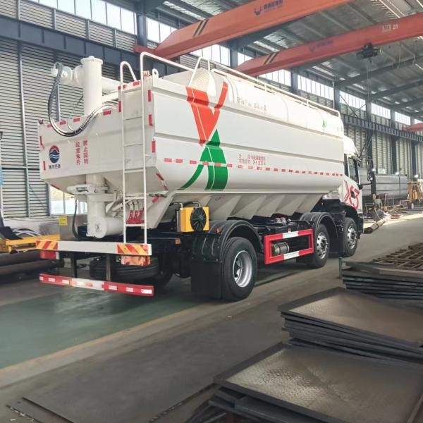Prix d'usine DongFeng 31 tonnes 6*2 Véhicule de transport de nourriture en vrac Camion de nourriture pour l'élevage d'animaux, le bétail, la volaille