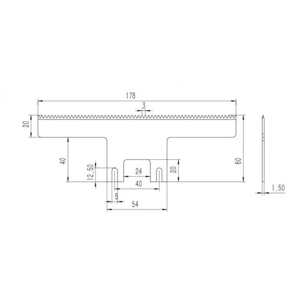 Tungsten Steel Food Packaging Cutting Blade Industrial For Slitting Machines