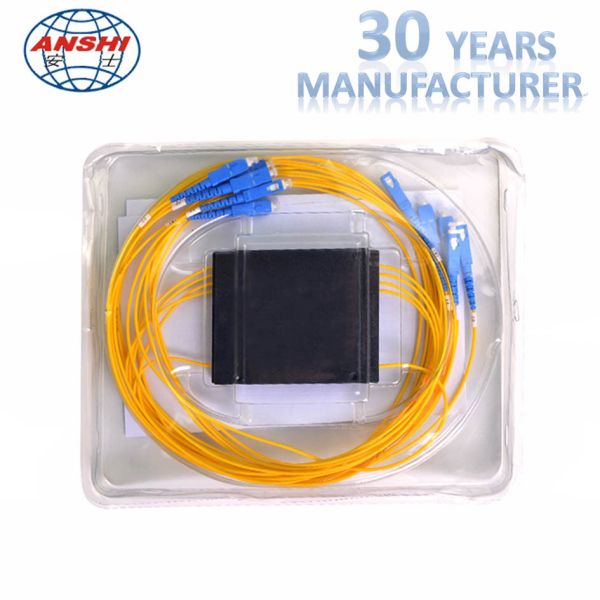 FC 1x4 PLC Splitter Fiber Optic Accessories FTTH Cassette Type
