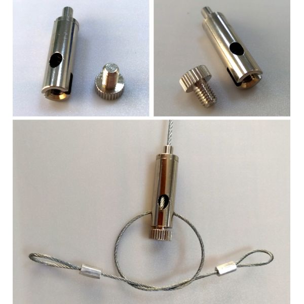 Cable Clips With Screw Faston 90 Degree Wire Rope Gripper Cable Hanger