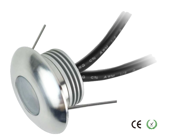 IP67 1W DC12V светодиодный наружный ландшафтный свет светодиодные напольные лампы с отвержденным стеклом для садовых полов