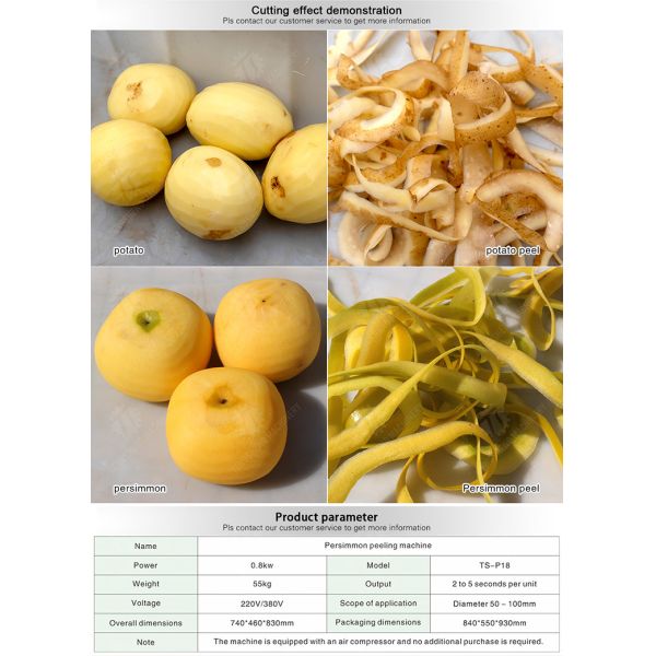 Persimmon peeling machine processing production Supplying Machine