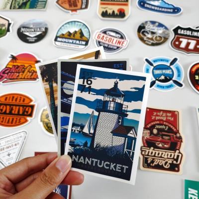 Custom Sticker Vinyl Die Cut Stickers Printing Adhesive Waterproof Company Cartoon PVC Logo