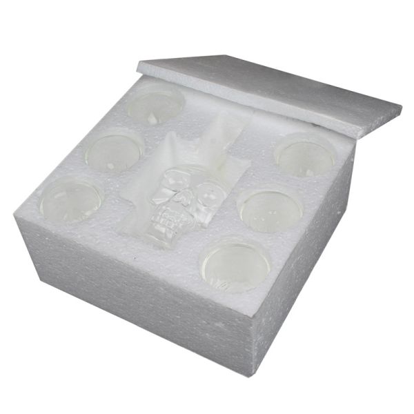 Емкость 700мл графинчика вина боросиликатного стекла нечетная форменная легкая для того чтобы помыть