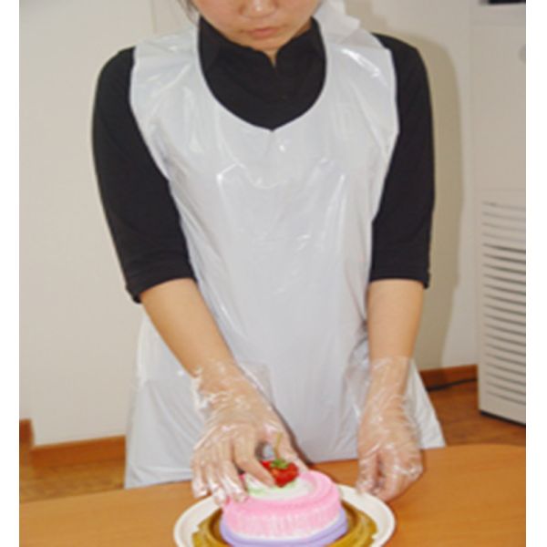 Waterproof Disposable Plastic Gowns For Home Care / Beauty Shop Multi Colored