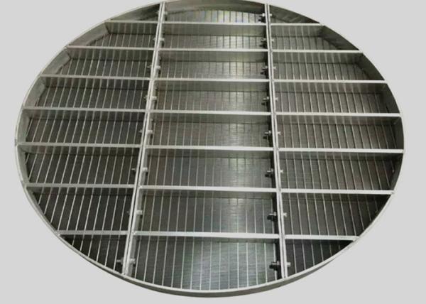 Media Support Grids Fabricated With Wedge Wire