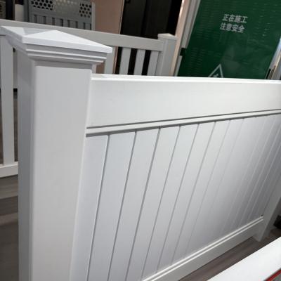 Classic UV Protected White Pvc Privacy Fence 8ft Wide 6ft High