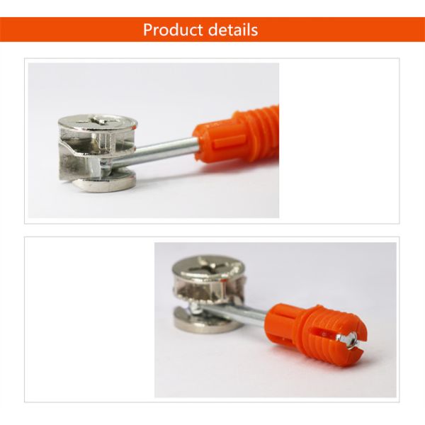 Modern Design Furniture Connecting Accessories 2 in 1 Cam Lock Mini Fix Fasteners for Furniture