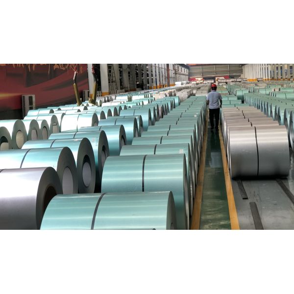 Az150 ASTM Здание Алюминиевые цинковые катушки Крысовая плита против пальцев Dx51d+Az Zincalume