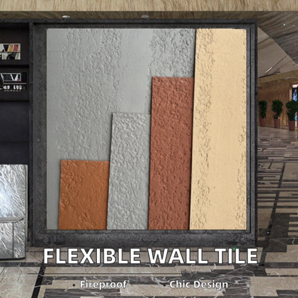 Hotel Villa Porcelain Wall Pane 2.6M 2.8M Fireproof Wood Plastic Composite Wall
