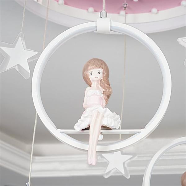 Nordic girl bedroom decor led lights for room indoor girl room chandelier lighting(WH-MA-138)