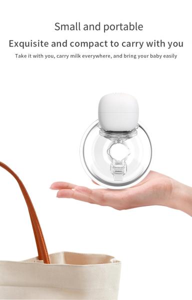PP Silicon Portable Electric Breast Pump For Baby Feeding Milk Extraction