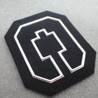 Haut Freqency brillant 3D TPU Logo Clothing Tags Labels