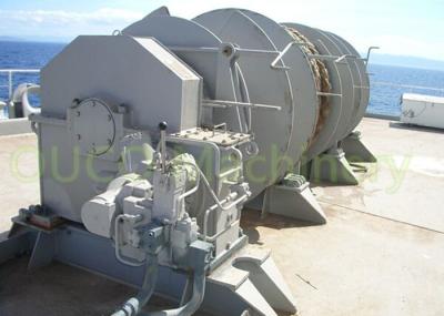 Ship / Boat Marine Deck Winches Double Drum Type Light Reliable Operation