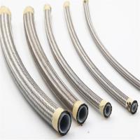 Manguera lisa de la cubierta PTFE del acero inoxidable DN13 para el aceite/el líquido refrigerador