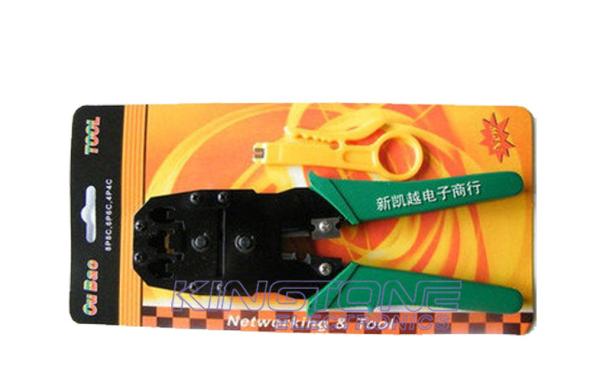 Multi-Modular Plug Crimps / Strips / Cuts Tools For 8P / 6P / 4P , Durable Wire Cable Accessories