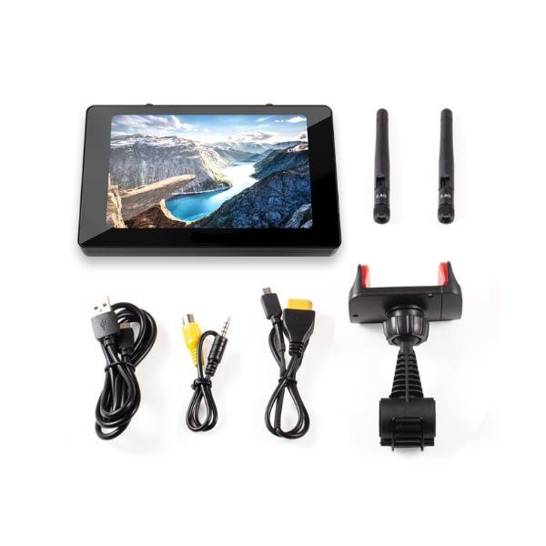 800*480 FPV Screen Monitor 1000Lux DVR 5.8G 40CH Diversity Receiver 4000mAH Battery Security & Protection Freestyle Drones UAV