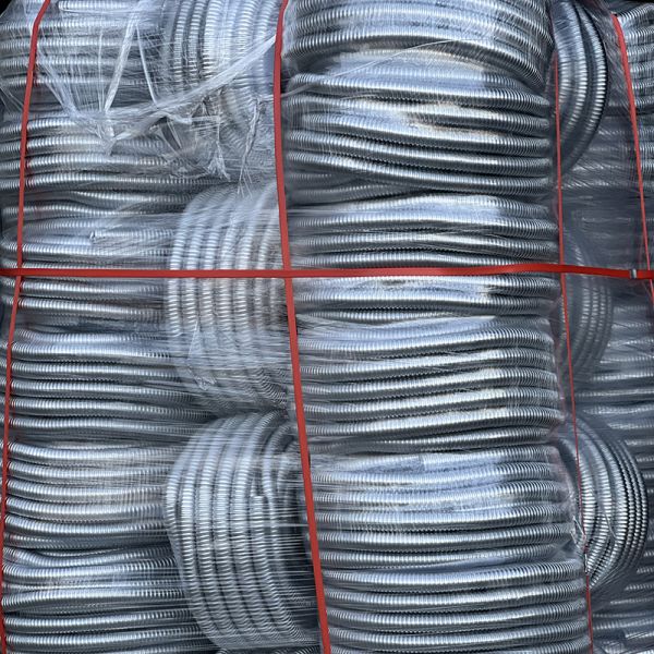 Chemical Resistant Flexible Metal Tubing PVC Coated For Industrial