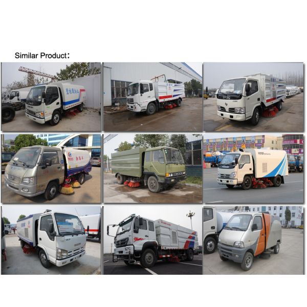 ISUZU KV100 130hp 5000L Water 5000L Garbage Tank Sweeper Truck
