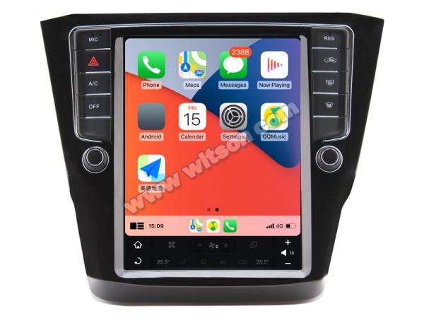 10.4 Screen Tesla Vertical Android Screen For VW Volkswagen Passat B8 Magotan 2016-2018 Car Stereo
