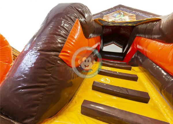 Commercial Bounce House Playground , Inflatable Play Structures Fire Proof UV Resistant