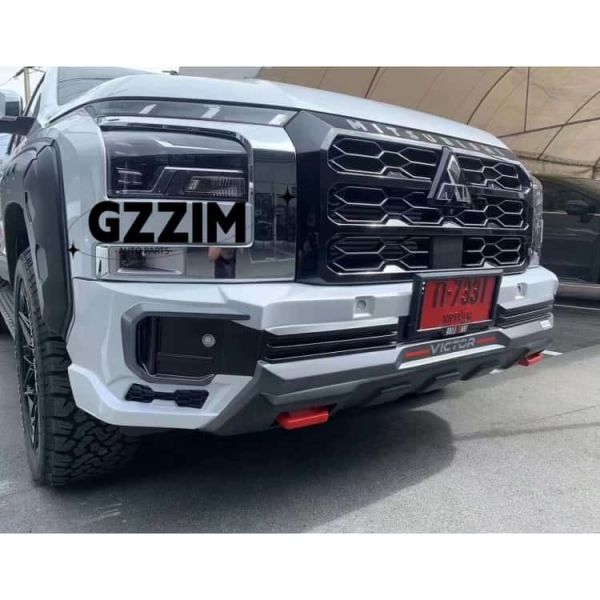 Modified Car Front Bumper Grille Auto Grille Car Middle Grilles For Mitsubishi Triton 2024