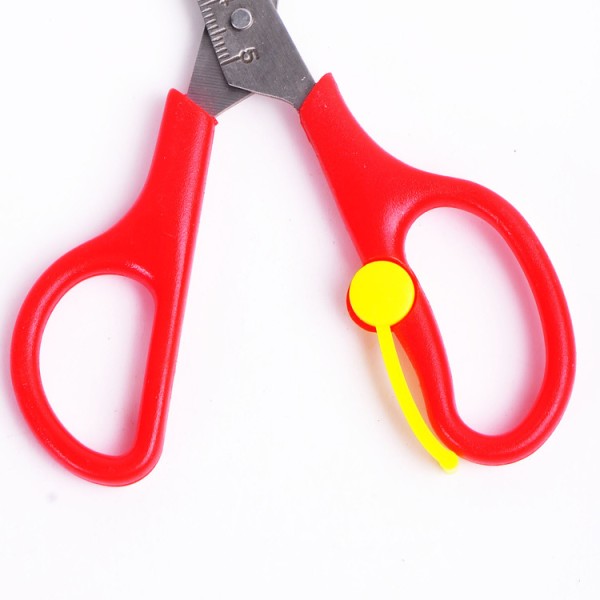 High quality wholesale OEM carbon steel durable student safety scissors