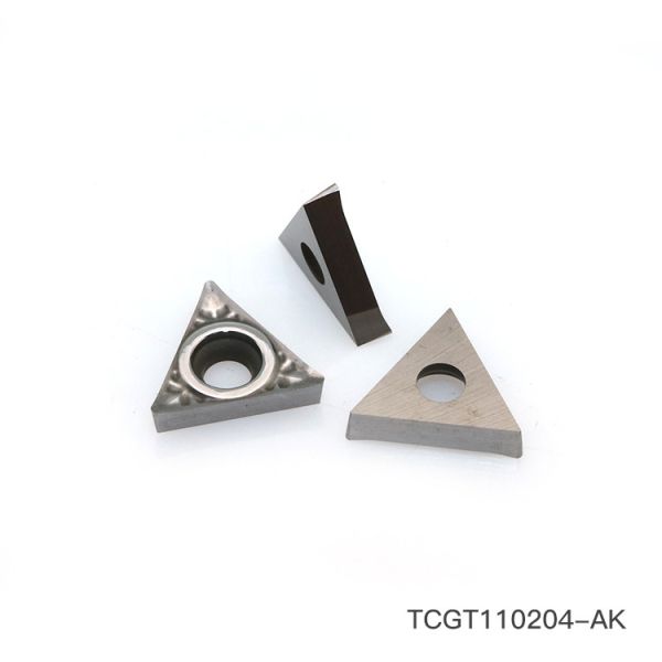 TCGT110204-AK Metallic Silver CNC Machine Aluminum Turning Inserts