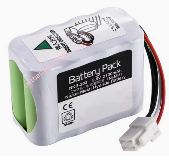 Nihon Kohden NKB-302 9.6V Batería de 2100mAh Compatible Nuevo para OPV-1500 X064 OPV-1500K ECG
