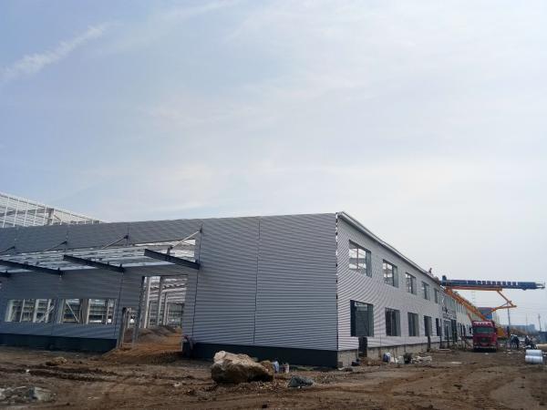 Customized Steel Structure Buildings with H-Section Steel Frames
