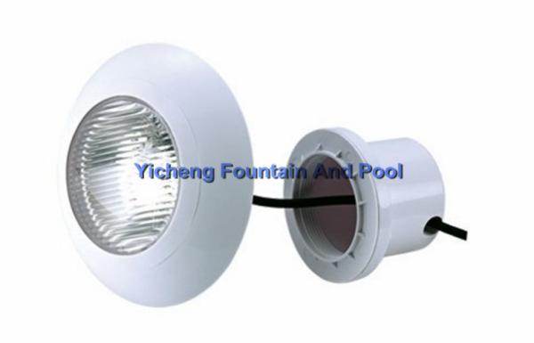 Plastic Embed Halogen / LED Above Ground Pool Lights Underwater RGB / Cold White
