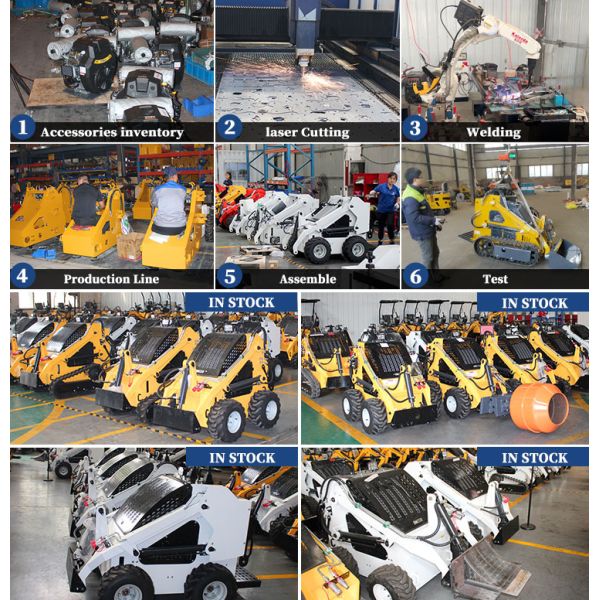 Многофункциональная сцепная сдвижная загрузка для смешивания бетона, снятия снега и чистки