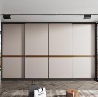 Nouvelle garde-robe avec la porte coulissante 4pcs pour des cabinets de garde-robe de chambre à coucher