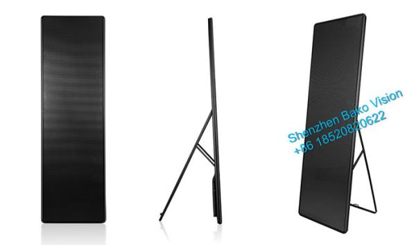 Portable Movable P1.9 P2.5 1000nits Poster LED Display Full Color