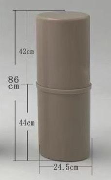 White / Green Empty Lip Balm Container 15g Plastic Lip Gloss Tube