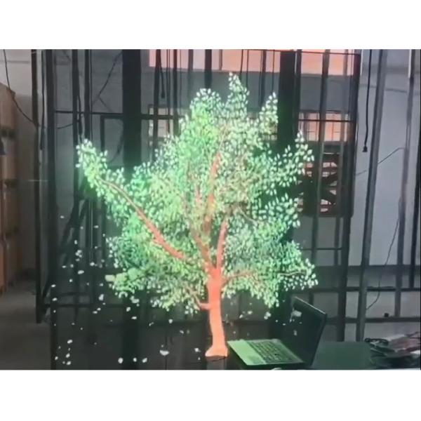 P7.8 Rideau d'affichage LED transparent stable pour la publicité