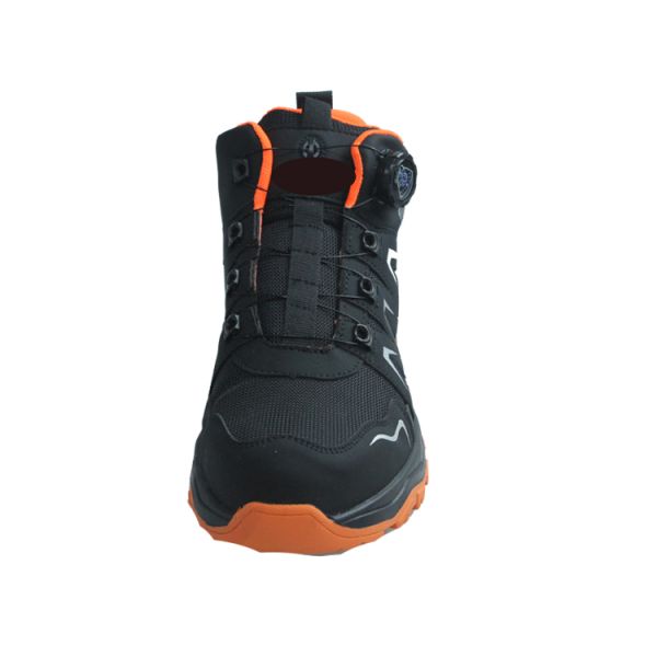 CE Microfiber Leather Rubber Cement Protection Footwear With Mesh Upper Safety Shoes For Men