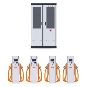 360KW Flexible Charging Pile Fast EV Charging Station CCS1 CCS2 GB/T