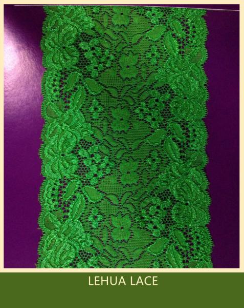 Hot Selling and nice quality Nylon Spandex Stretchy Brazil Lace from China