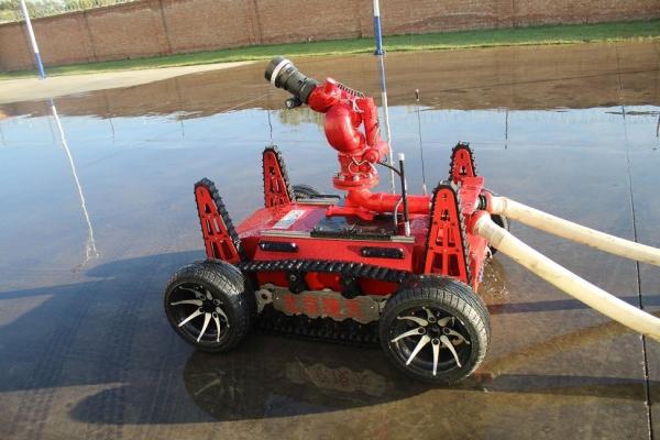 6-Wheel Independent Chassis All-Terrain Wheeled Firefighting Robot Fire Fighting Use China 6-Wheel Independent Chassis A