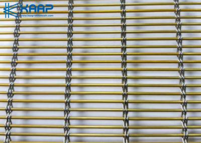 Desempenho duradouro decorativo do Weave liso de painéis de malha da parede exterior