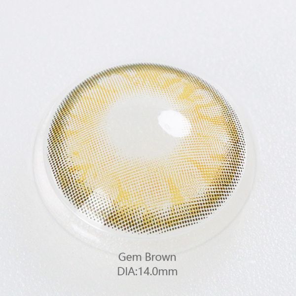 Косметический цвет контактных линзов зеленого цвета самоцвета глаза смешивает Odm 8.5mm