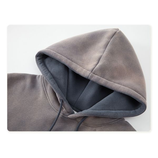 Fashion Winter Solid Color Hoody Plus Size Hoodie European Brand Men′s Hoodies Suits