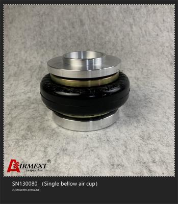 Único airbag 1/8 NPT do copo do ar do fole SN130080 para a suspensão do ar